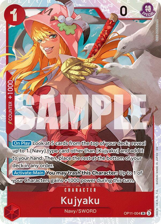 Kujayku SR OP11-004 ONE PIECE! A Fist of Divine Speed Raw
