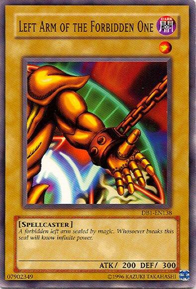 Left Arm of The Forbidden One DB1-EN138 Yu-Gi-Oh! Dark Beginning 1 Raw