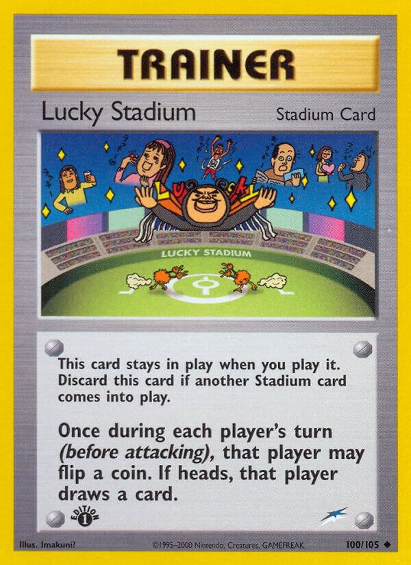 Lucky Stadium 100/105 Neo Destiny Pokémon Raw