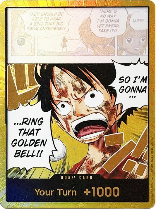 Luffy Gold DON!! OP15-116 Adventures on Kami's Island ONE PIECE!  Raw