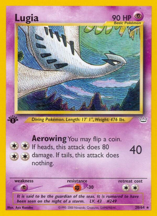 Lugia 20/64 Neo Revelation Pokémon Raw