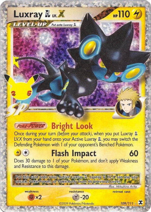Luxray GL LV.X Classics Collection 109/111 Pokémon Celebrations Raw