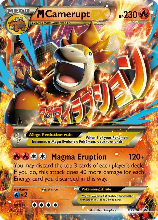 M Camerupt EX XY198 Pokémon XY Promos Raw