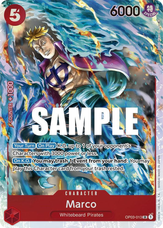 Marco SR OP03-013 Pillars of Strength ONE PIECE! Raw