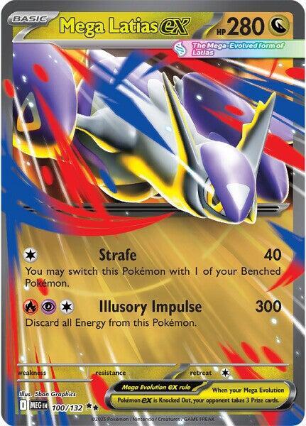 Mega Latias EX 100/132 Pokémon Mega Evolutions Raw