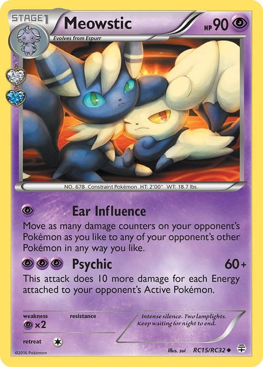 Meowstic RC15/RC32 Pokémon Generations Radiant Collection raw