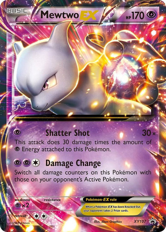 Mewtwo EX XY107 Pokémon XY Promos Raw
