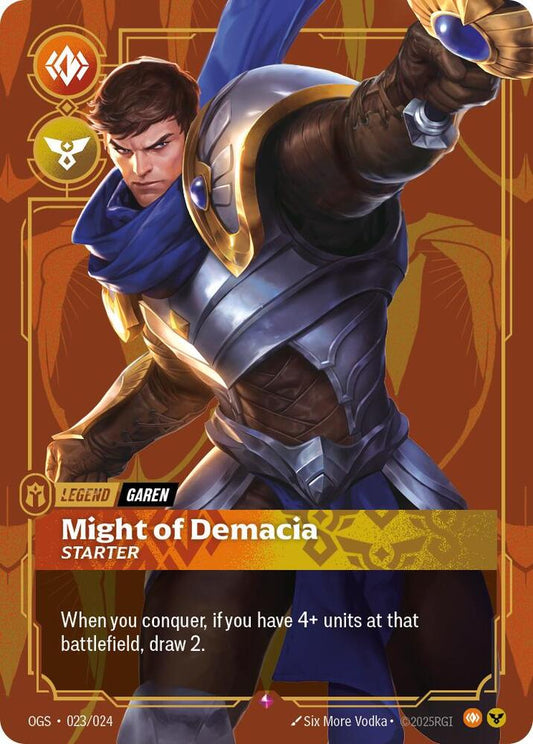 Garen Might of Demacia 023/024 League of Legends Riftbound Origins: Proving Grounds Raw