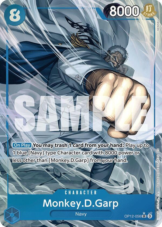 Monkey.D.Garp OP12-058 SR AA ONE PIECE! Legacy of The Master Raw