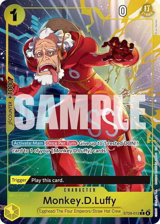 Monkey.D.Luffy AA ST29-012 Starter Deck Egghead ONE PIECE!