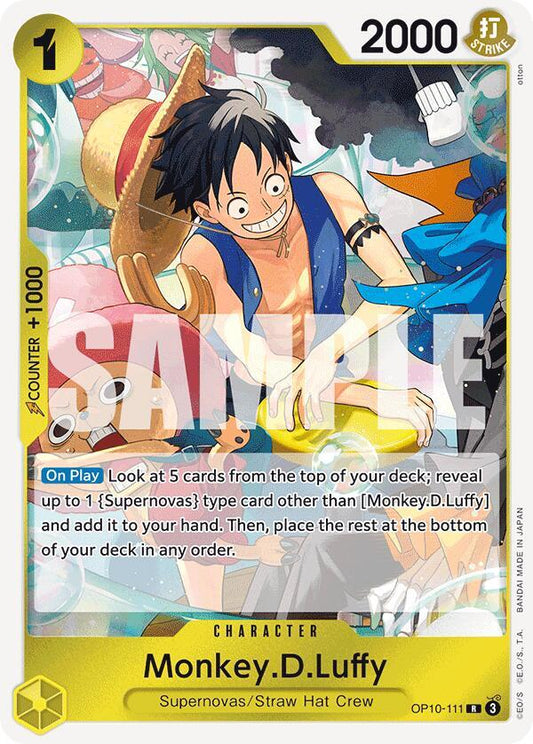 Monkey.D.Luffy Foil  OP10-111 One Piece Royal Blood Raw