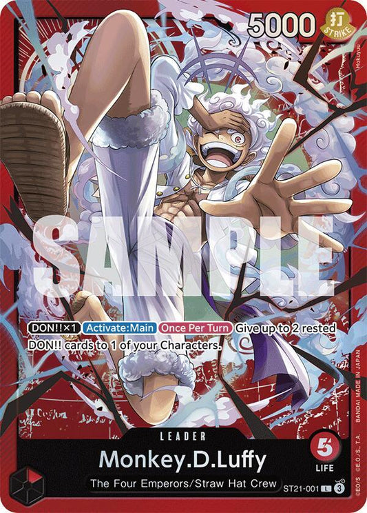 Monkey.D.Luffy L ST21-001 Starter Deck EX Gear-5 ONE PIECE! Raw