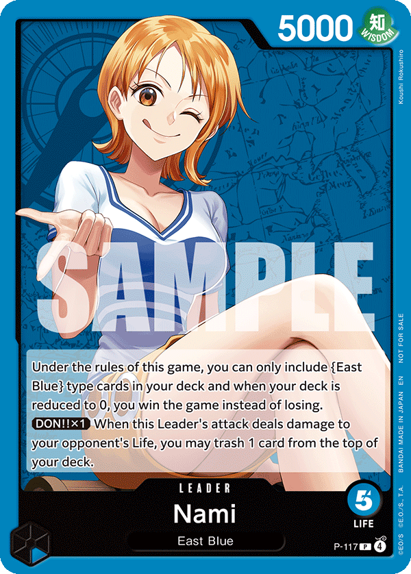 Nami P-117 & Go All the Way to the Top!! OP13-077 Promotion Card Set 2025 Vol.1 ONE PIECE!