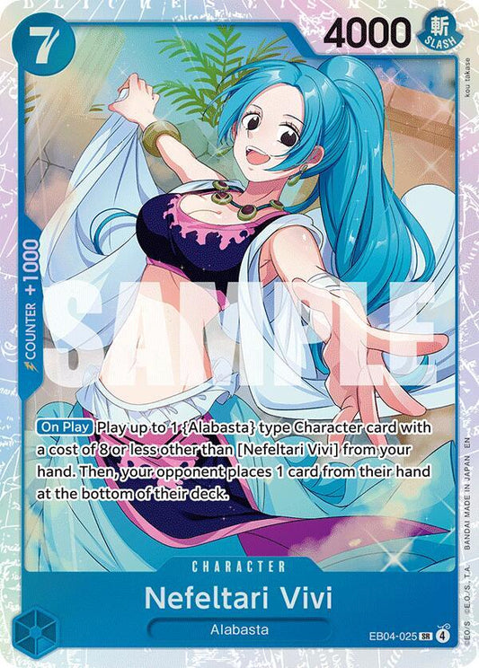 Nefeltari Vivi SR EB04-025 ONE PIECE! Extra Booster: Egghead Crisis