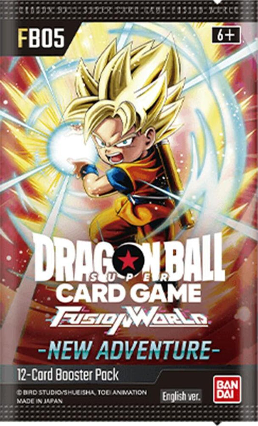 New Adventure FB05 Booster Pack Dragon Ball Fusion World