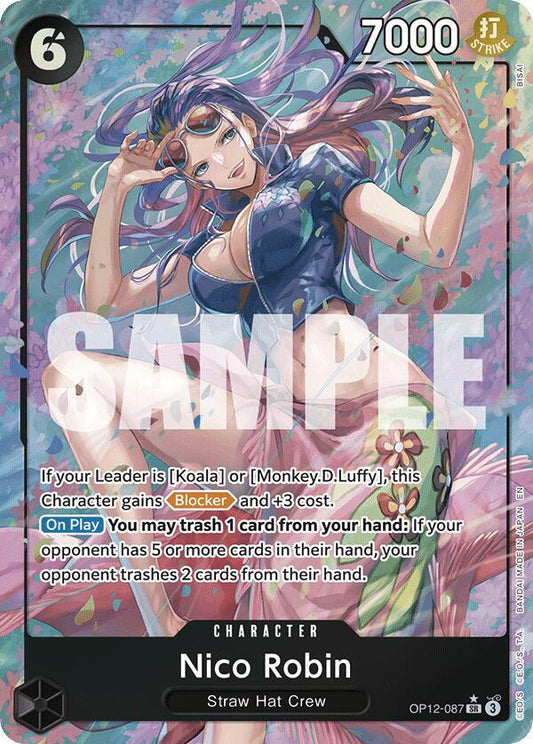Nico Robin SR AA One Piece Legacy of The Master OP12-087 Raw