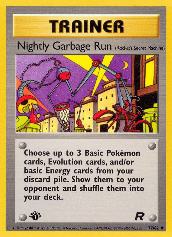 Nightly Garbage Run (Rocket's Secret Machine) 77/82 Pokémon Team Rocket Raw