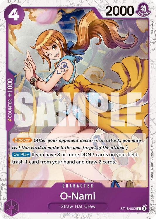 O-Nami Pirate Foil ST18-002 Premium Booster The Best Volume 2 One Piece! Raw