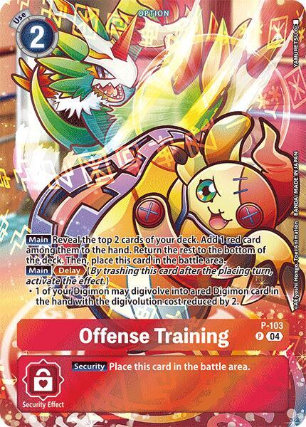 Offense Training P-103 Digimon Starter Deck 19 Fable Waltz Raw
