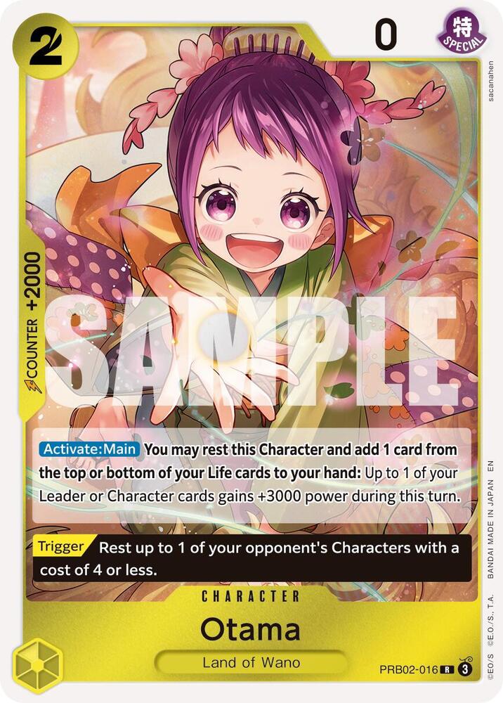 Otama PRB02-016 Foil Premium Booster The Best Volume 2 One Piece! Raw