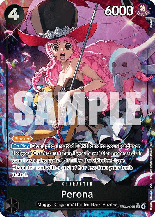 Perona SR EB03-045 ONE PIECE! Extra Booster: Heroines Edition