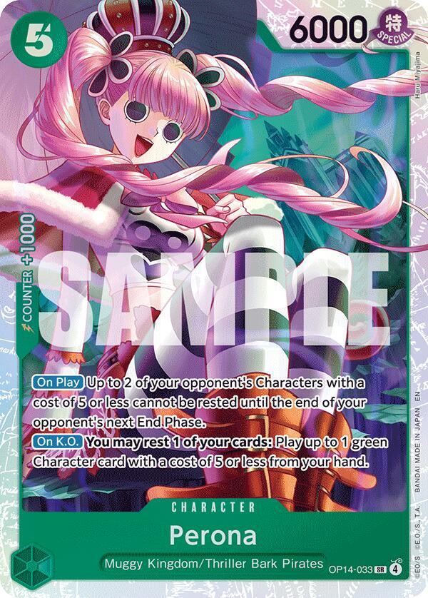 Perona SR OP14-033 The Azure Sea's Seven ONE PIECE!