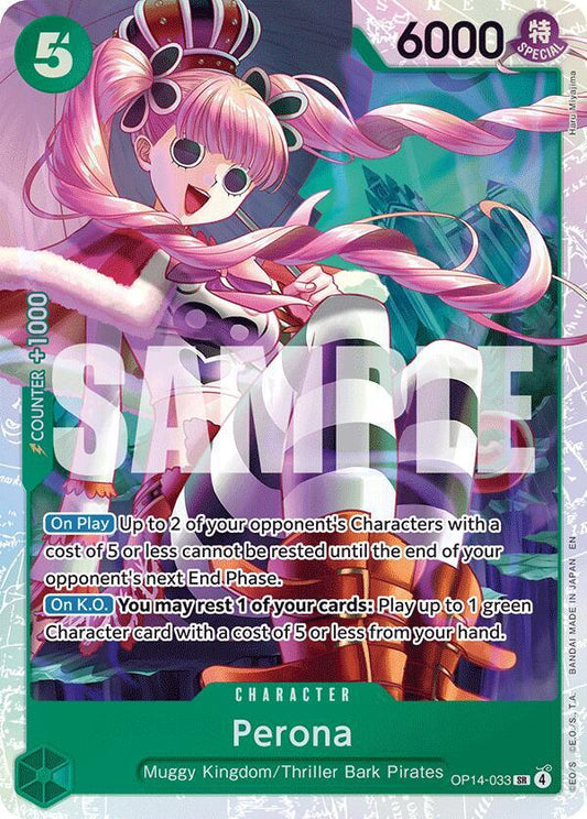 Perona SR OP14-033 The Azure Sea's Seven ONE PIECE!