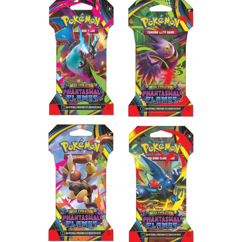 Phantasmal Flames Art Set Sleeved Booster Pokémon TCG