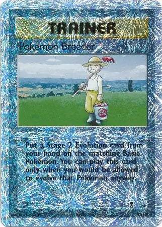 Pokémon Breeder Reverse Holo 102/110 Pokémon Legendary Collection Unlimited Raw