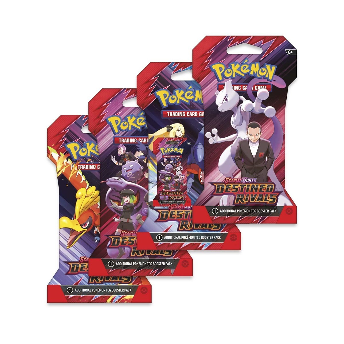 Pokémon Scarlet & Violet Destined Rivals Retail Booster Packs Full Art Set