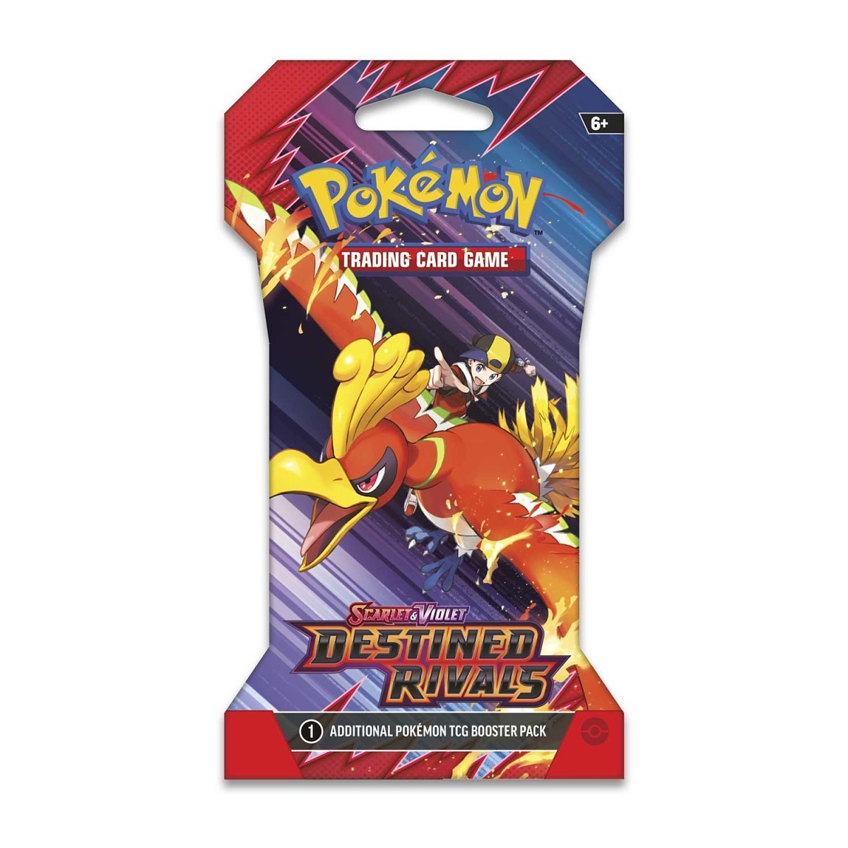 Pokémon Scarlet & Violet Destined Rivals Booster Pack Ethan & Ho-Oh Artwork