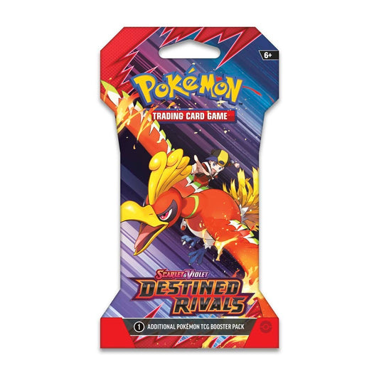 Pokémon Scarlet & Violet Destined Rivals Booster Pack Ethan & Ho-Oh Artwork