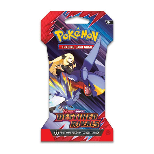 Pokémon Scarlet & Violet Destined Rivals Booster Cynthia and Garchomp ex Artwork
