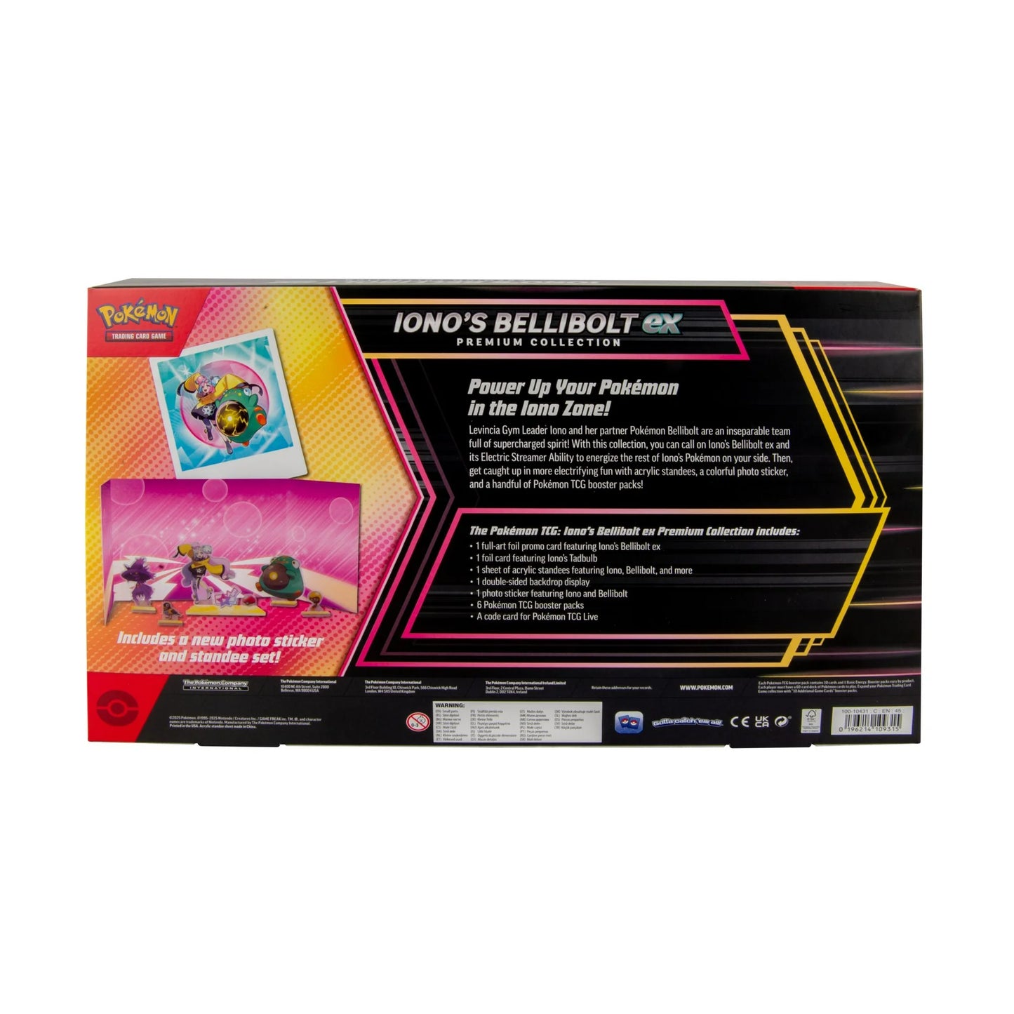 Pokémon Iono’s Bellibolt EX Premium Collection Box