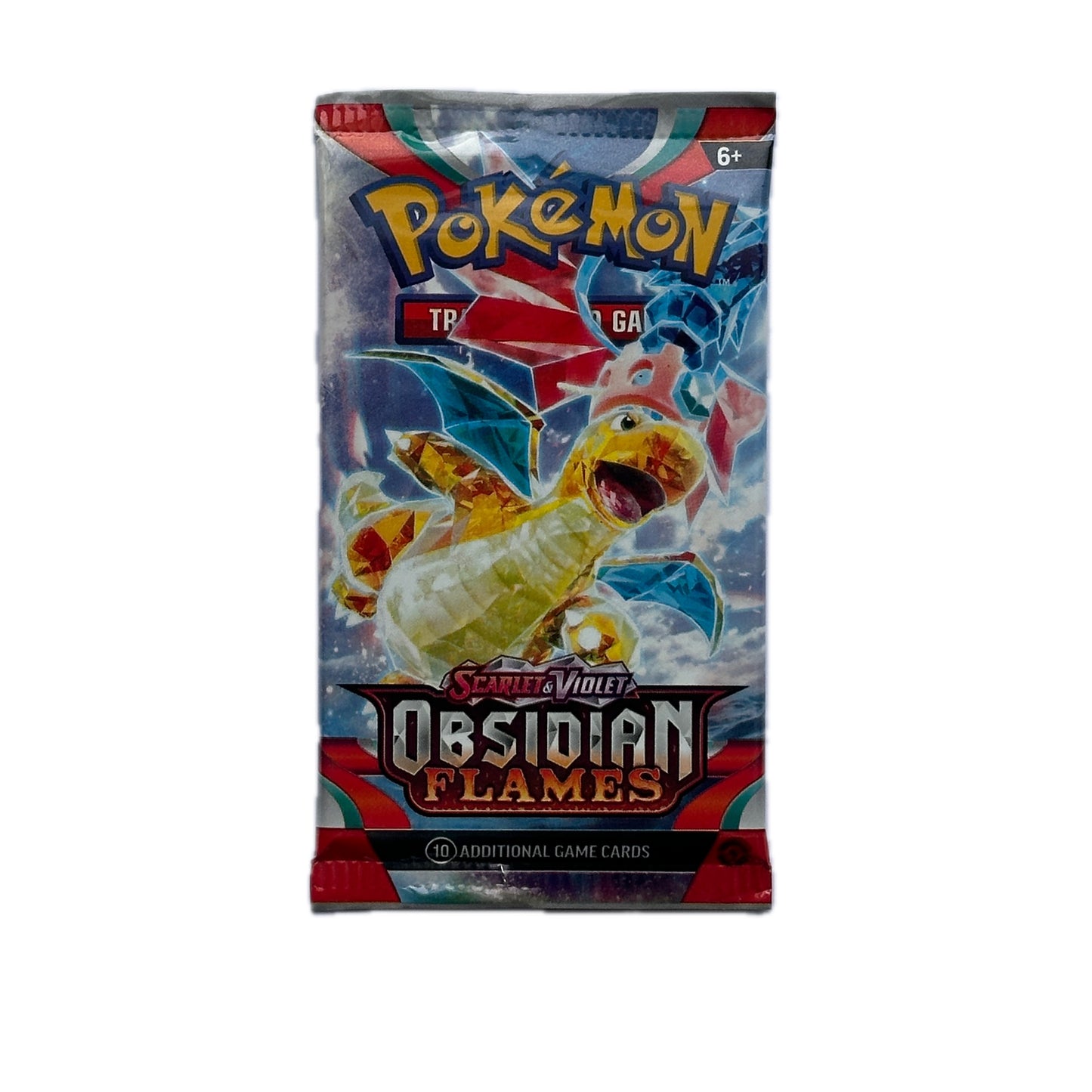 Pokémon Scarlet & Violet Obsidian Flames Booster Pack Dragonite EX Artwork