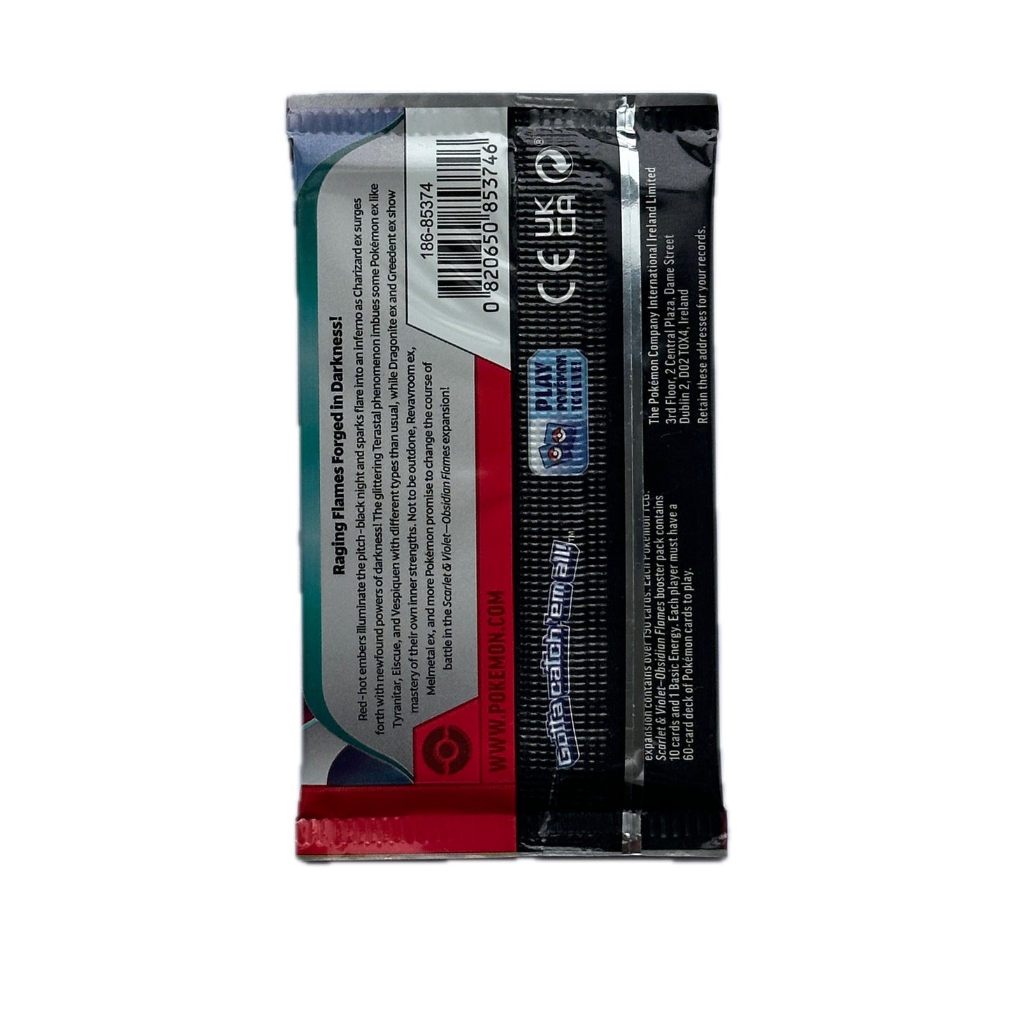 Pokémon Scarlet & Violet Obsidian Flames Booster Pack Dragonite EX Artwork