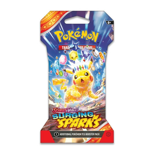 Pokémon Scarlet & Violet Surging Sparks Pikachu Retail Booster Pack