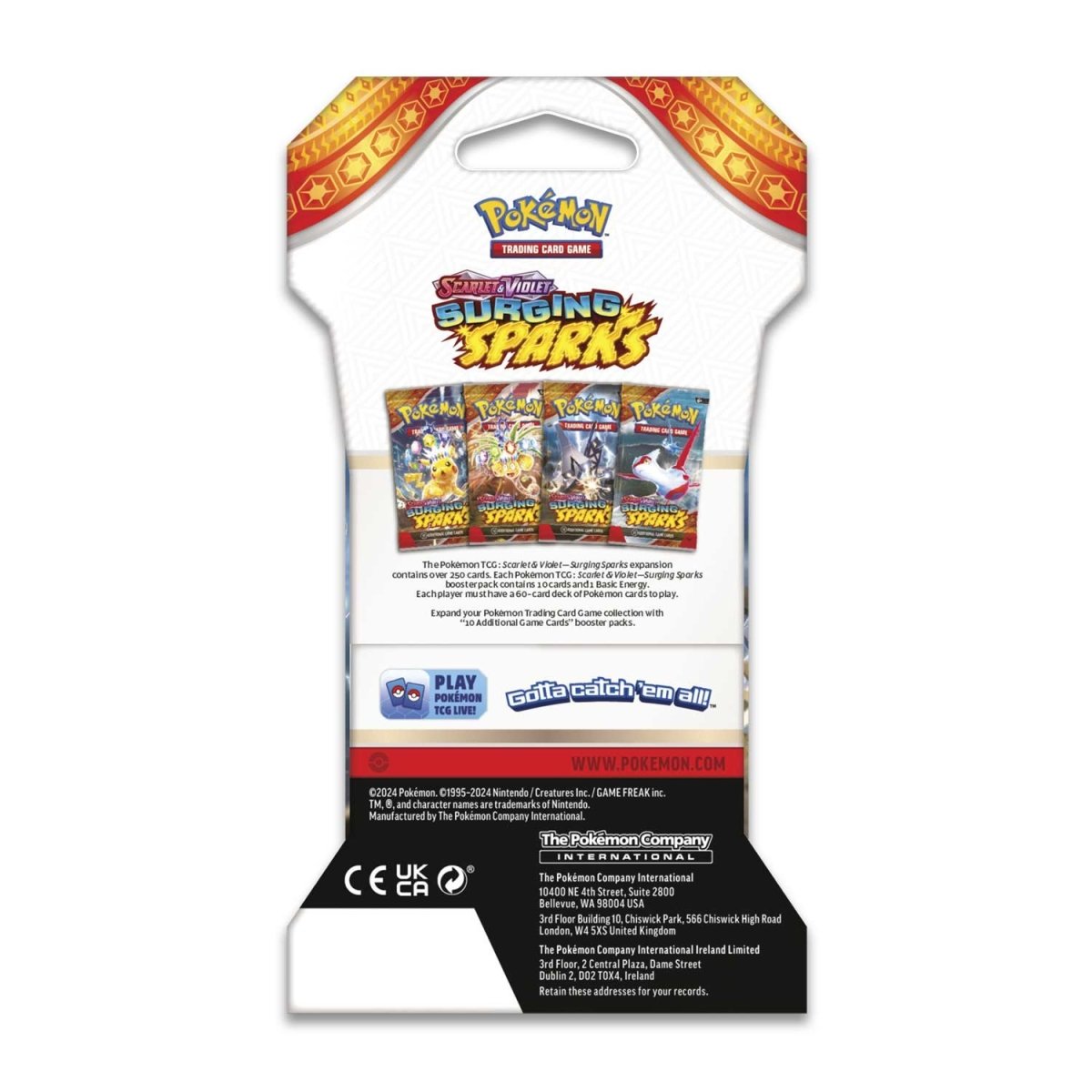 Pokémon Scarlet & Violet Surging Sparks Archaludon Retail Booster Pack