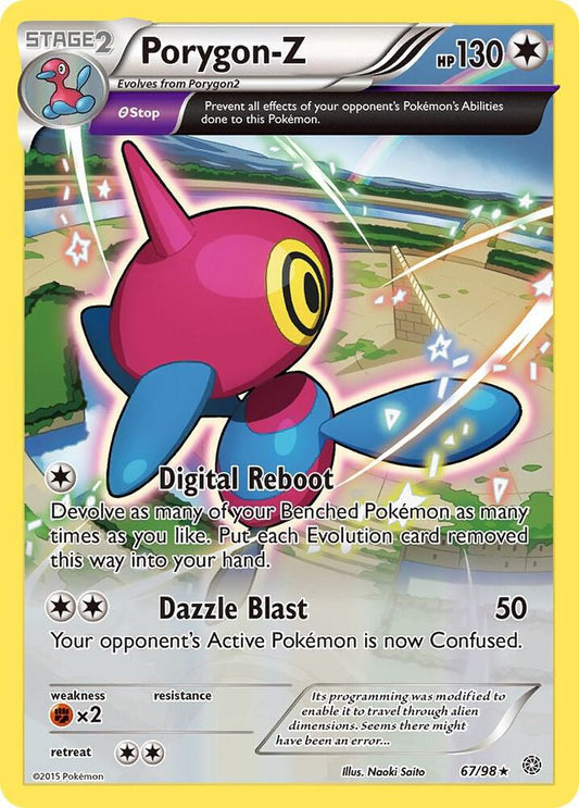 Porygon-Z Holo 67/98 Pokémon XY Ancient Origins Raw