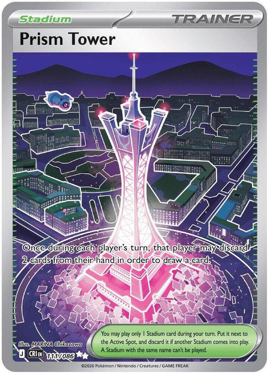 Prism Tower 111/086 Mega Evolutions Chaos Rising Pokémon Raw