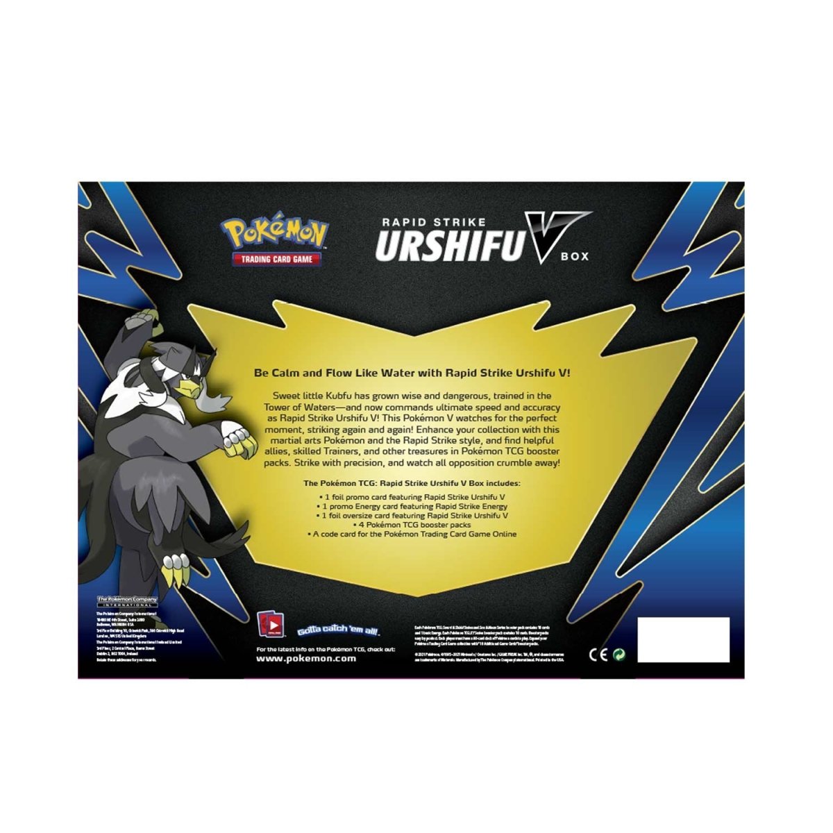 Pokémon Rapid Strike Urshifu V Box