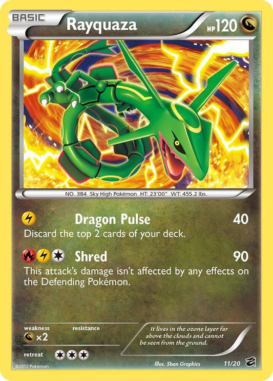 Rayquaza Holo 11/20 Pokémon Dragons Vault Raw