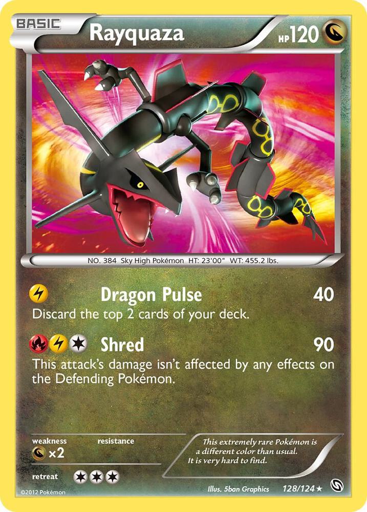 Rayquaza 128/124 Pokémon Dragons Exalted Raw