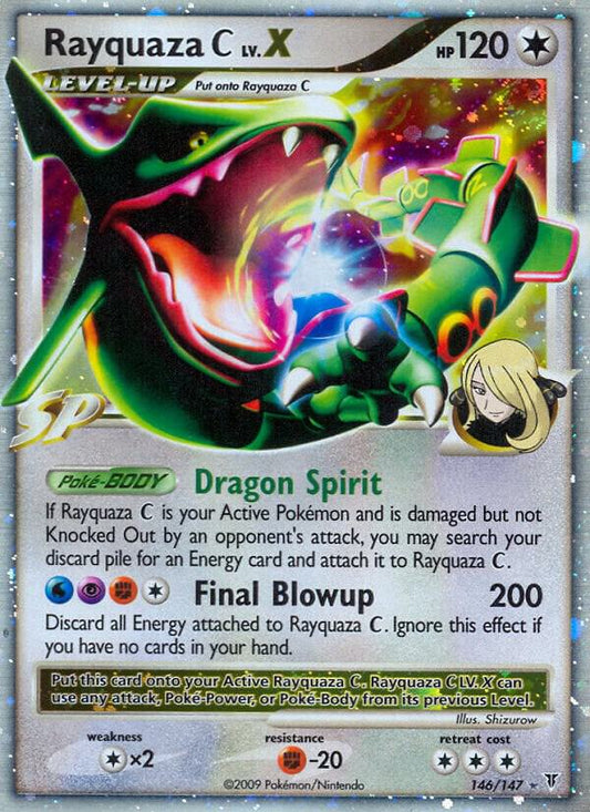 Rayquaza C LV. X Cosmos Holo 146/147 Pokémon Supreme Victors Raw