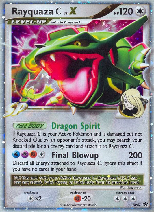 Rayquaza C LV. X Cosmos Holo DP47 Pokémon Diamond & Pearl Promos Raw