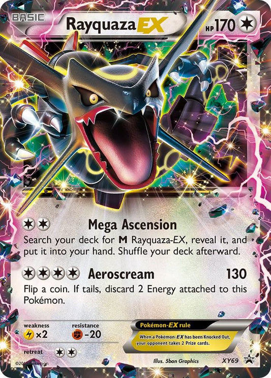 Rayquaza EX (Shiny) XY69 Pokémon XY Promos Raw