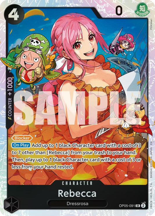 Rebecca OP05-011 SR ONE PIECE! Premium Booster The Best Vol.2 Raw