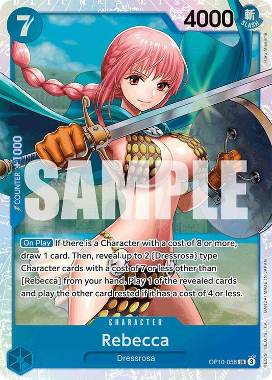 Rebecca SR OP10-058 Royal Blood ONE PIECE! Raw