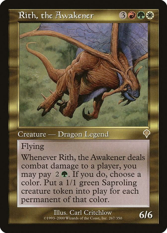 Rith, The Awakener 267/350 Magic The Gathering Invasion Raw