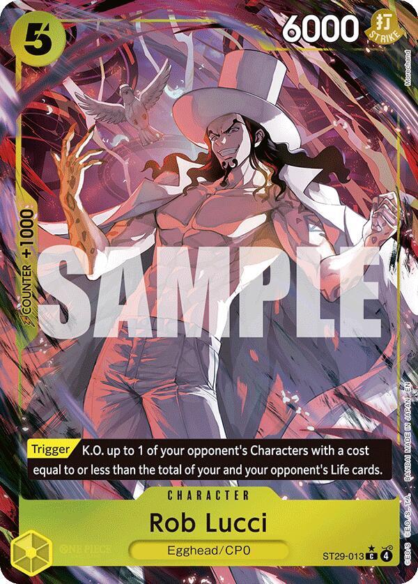 Rob Lucci AA ST29-013 Starter Deck Egghead ONE PIECE!